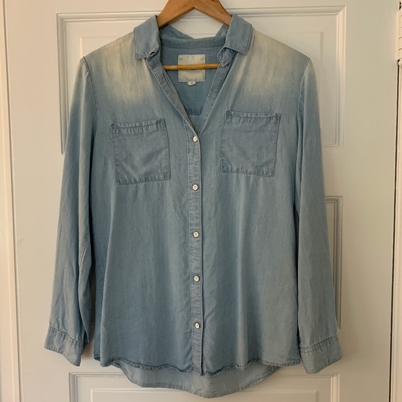 Thread & Supply Denim Button-down - Picture 1 of 7